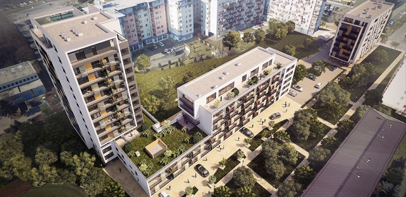 Polyfunkčný súbor Seberíniho-vizualizácia Polyfunkčný súbor Seberíniho-vizualizácia