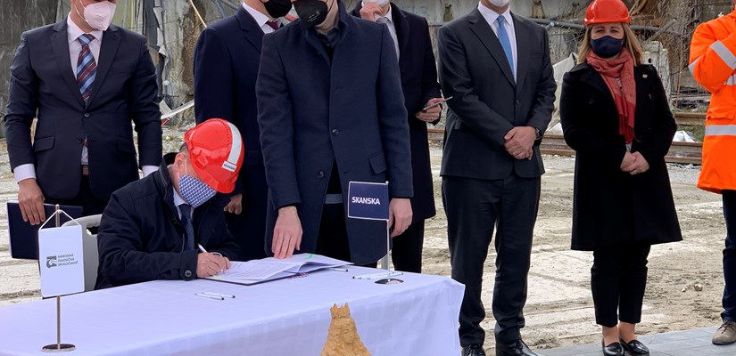 Lietavská Lúčka - Dubná Skala s tunelom Višňové, podpis zmluvy 23.4.2021 1 Lietavská Lúčka - Dubná Skala s tunelom Višňové, podpis zmluvy 23.4.2021 1