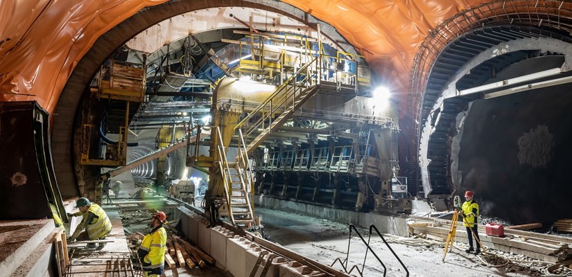 Diaľnica D1 Lietavská Lúčka - Dubná Skala s tunelom Višňové (photo by Skanska, Michal Pišný)