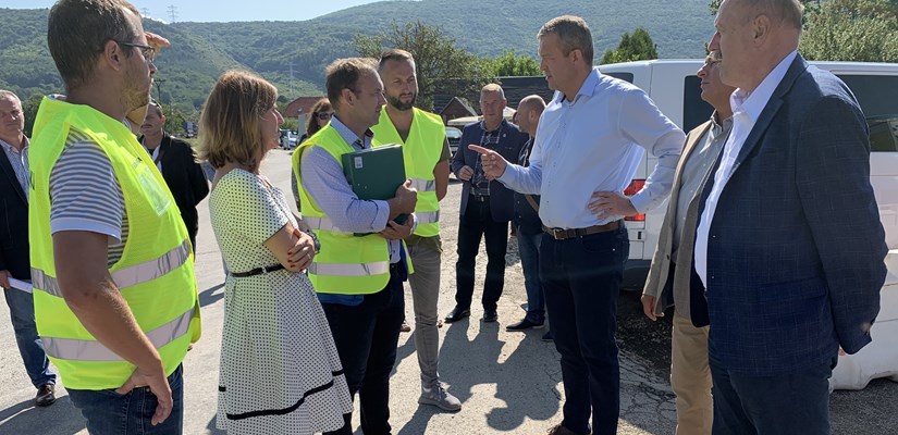 Slávnostné odovzdanie staveniska pre rekonštrukciu cesty II581 Nové mesto nad Váhom – Myjava